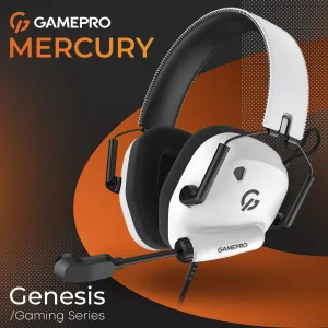 Гарнітура GamePro Genesis Mercury White (HS120W) UA