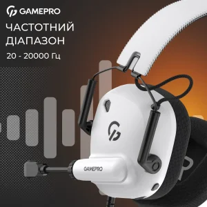 Гарнітура GamePro Genesis Mercury White (HS120W) UA