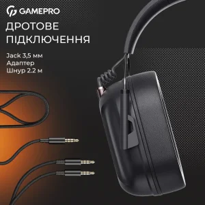 Гарнітура GamePro Genesis Hunter Black (HS1350B) UA