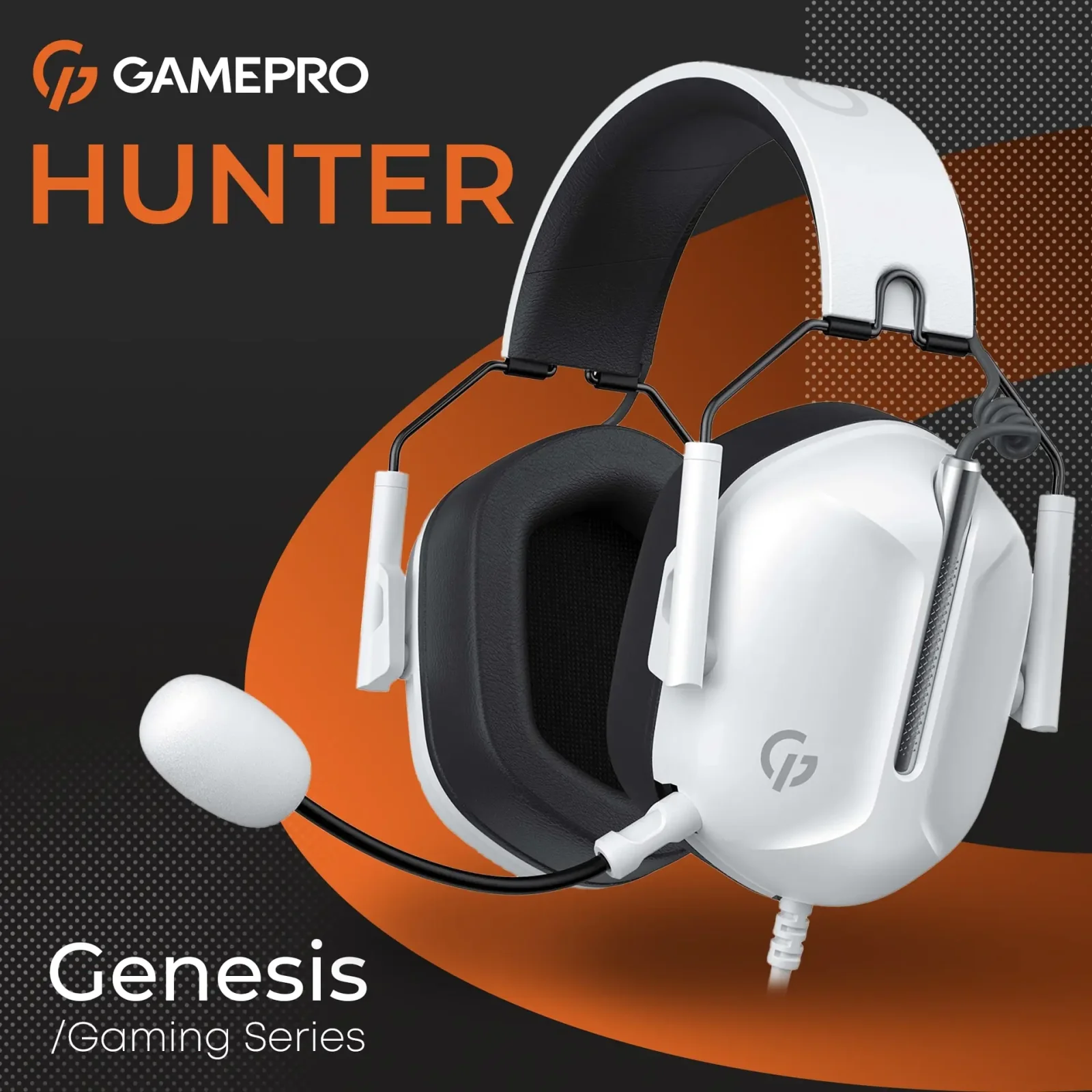 Гарнітура GamePro Genesis Hunter White (HS1350W) UA