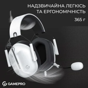 Гарнітура GamePro Genesis Hunter White (HS1350W) UA