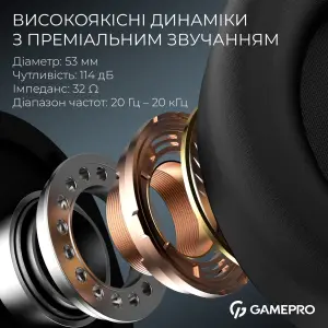 Гарнитура GamePro Asgard Skald Origin Black/Red (HS850BR) UA