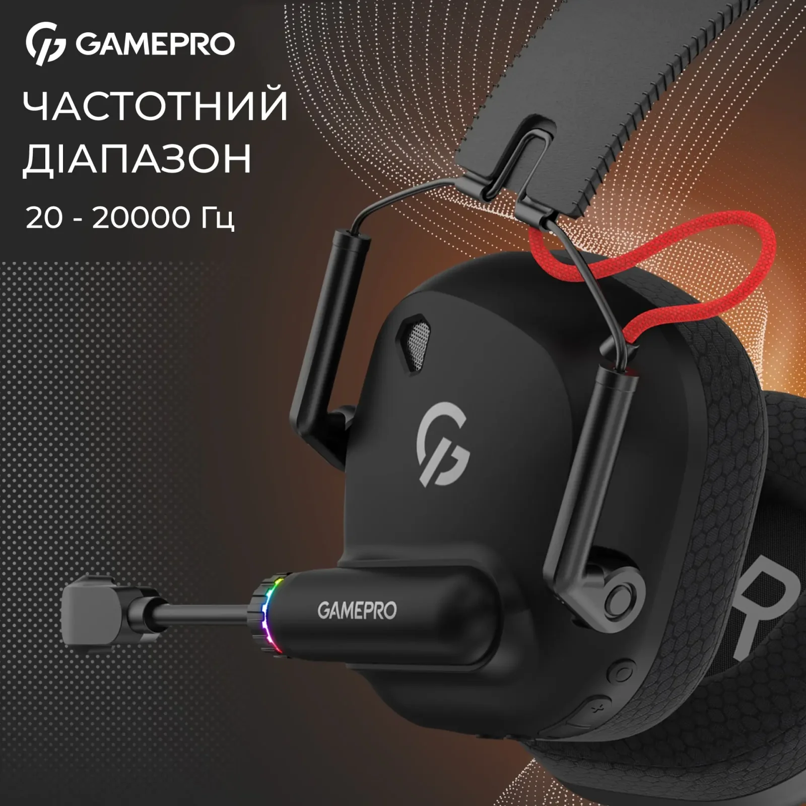 Гарнітура GamePro Genesis Mercury Pro 3-Mode Black (HSW120B) UA