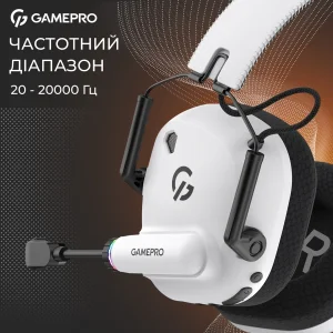 Гарнітура GamePro Genesis Mercury Pro 3-Mode White (HSW120W) UA
