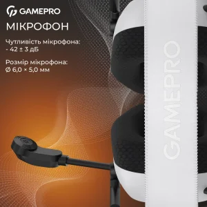 Гарнітура GamePro Genesis Mercury Pro 3-Mode White (HSW120W) UA
