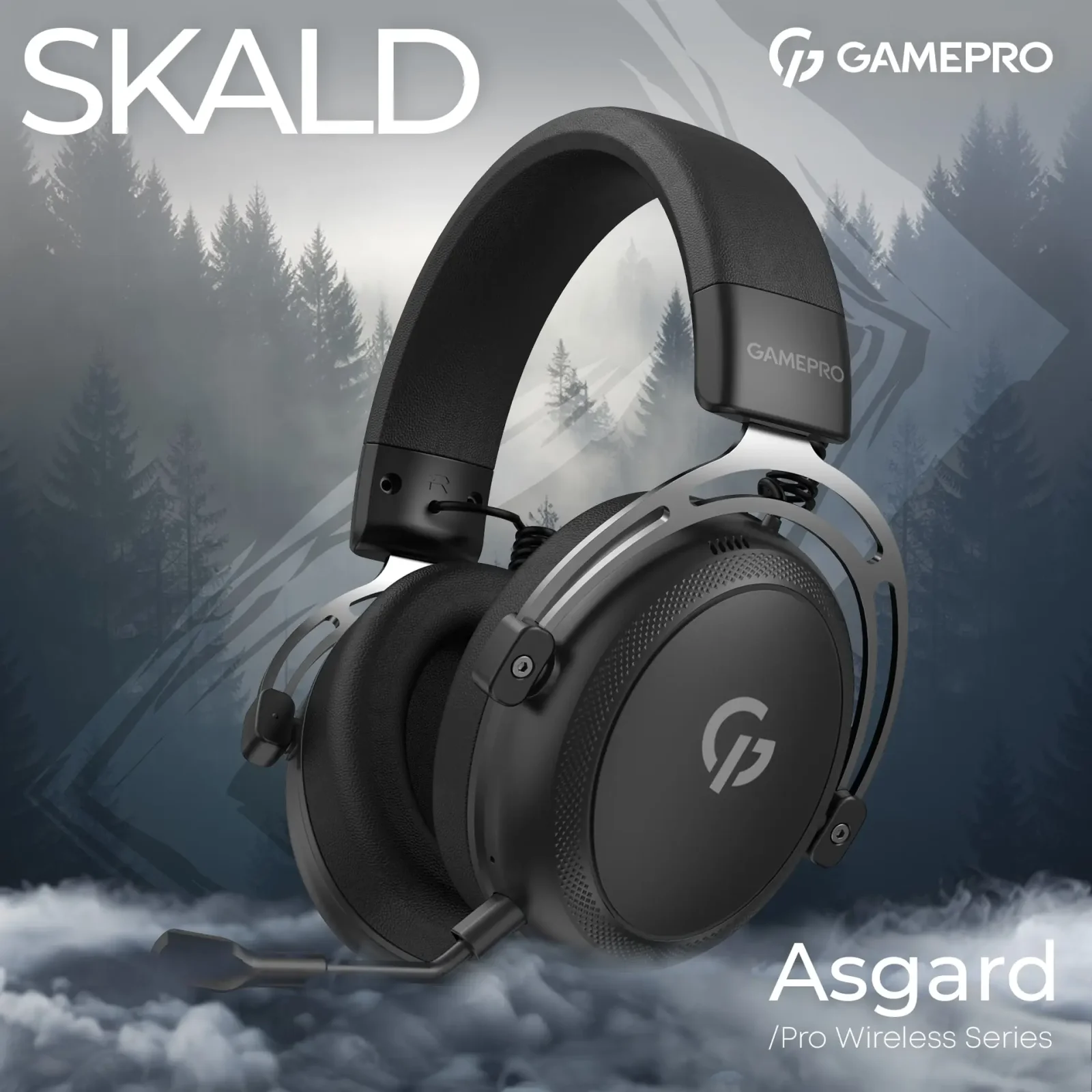 Гарнитура GamePro Asgard Skald Black (HSW160B) UA