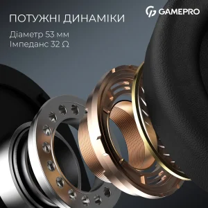 Гарнитура GamePro Asgard Skald Black (HSW160B) UA