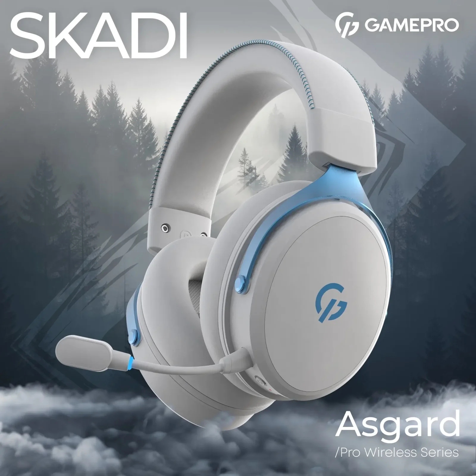 Гарнітура GamePro Asgard Skadi White (HSW191WB) UA