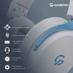 Гарнітура GamePro Asgard Skadi White (HSW191WB) UA