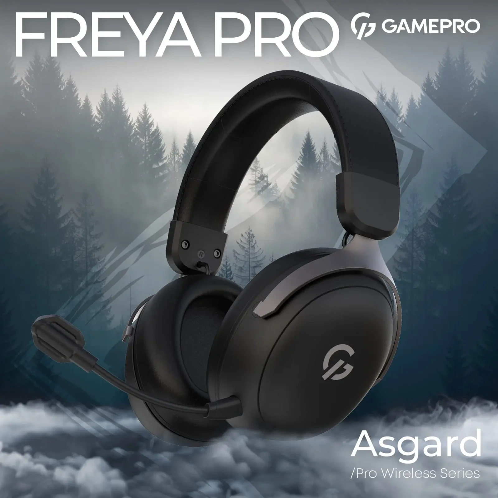 Гарнитура GamePro Asgard Freya Pro Black (HSW201B) UA