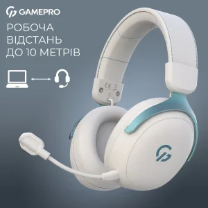 Гарнітура GamePro Asgard Freya Pro White-Blue (HSW201WB) UA