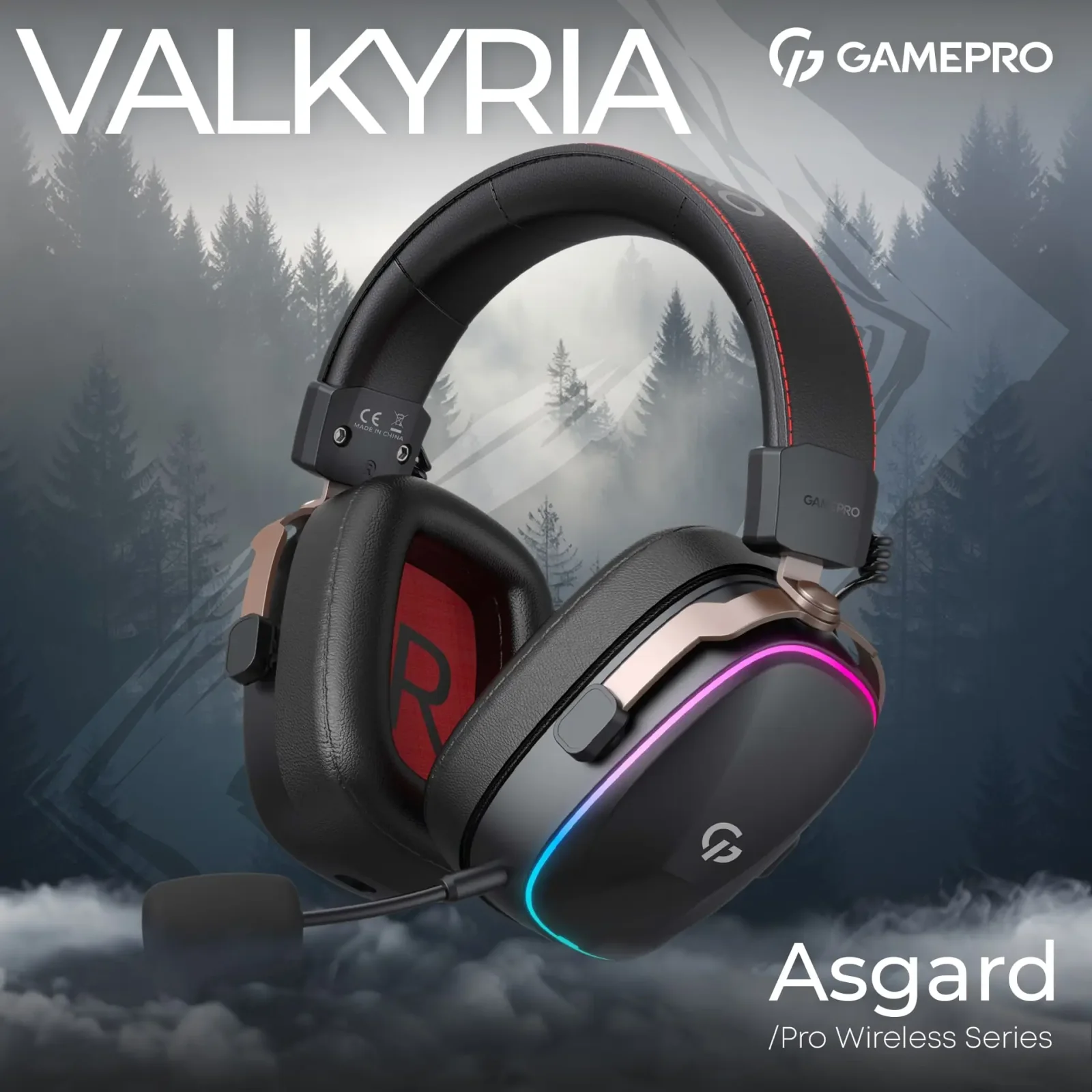 Гарнітура GamePro Asgard Valkyria Black (HSW249B) UA