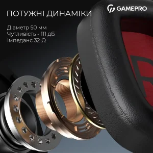 Гарнітура GamePro Asgard Valkyria Black (HSW249B) UA