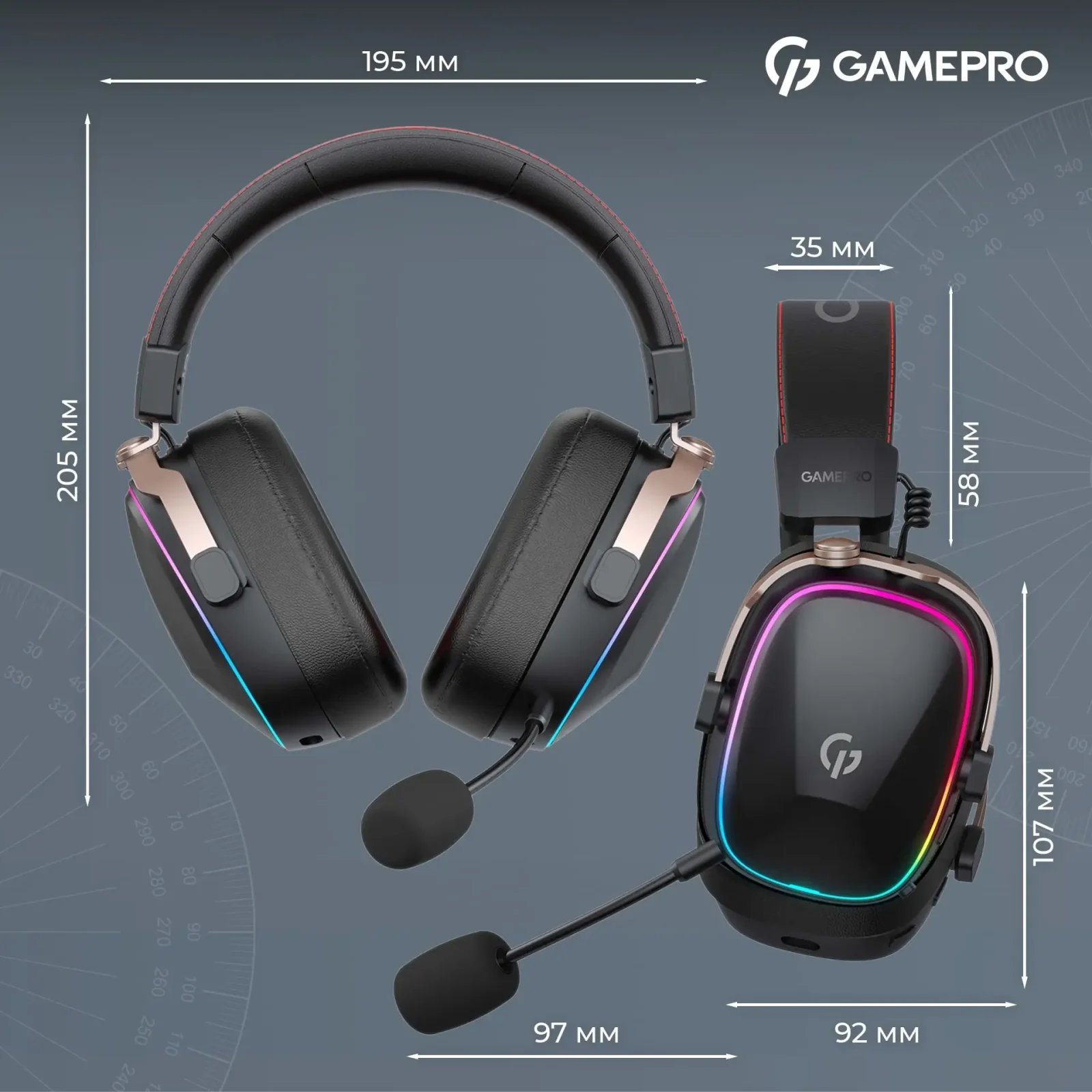 Гарнітура GamePro Asgard Valkyria Black (HSW249B) UA