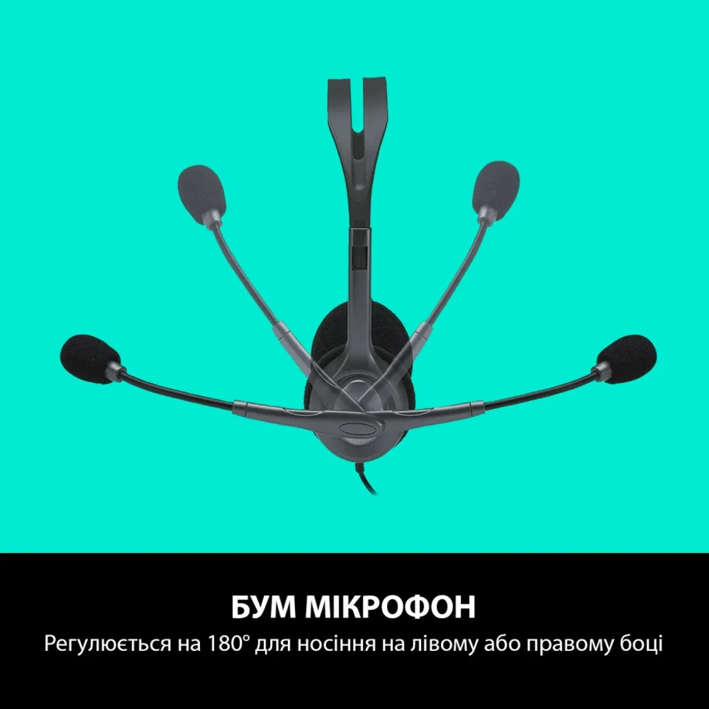 Гарнітура Logitech H111 Stereo (981-000593) UA