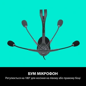 Гарнітура Logitech H111 Stereo (981-000593) UA