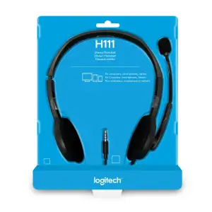 Гарнітура Logitech H111 Stereo (981-000593) UA