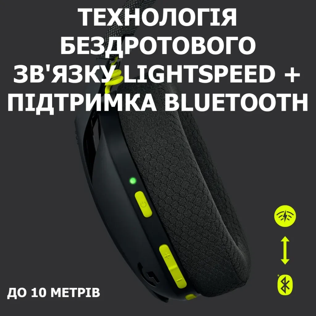 Bluetooth-гарнитура Logitech G435 Wireless Black (981-001050) UA