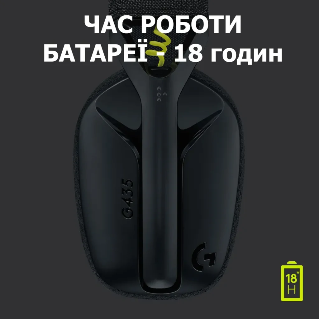 Bluetooth-гарнитура Logitech G435 Wireless Black (981-001050) UA