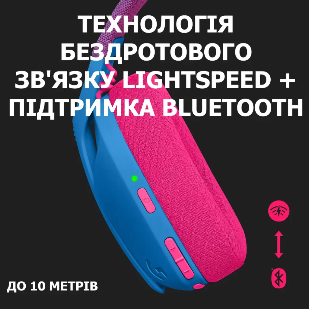 Bluetooth-гарнітура Logitech G435 Wireless Blue (981-001062) UA