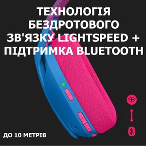 Bluetooth-гарнітура Logitech G435 Wireless Blue (981-001062) UA