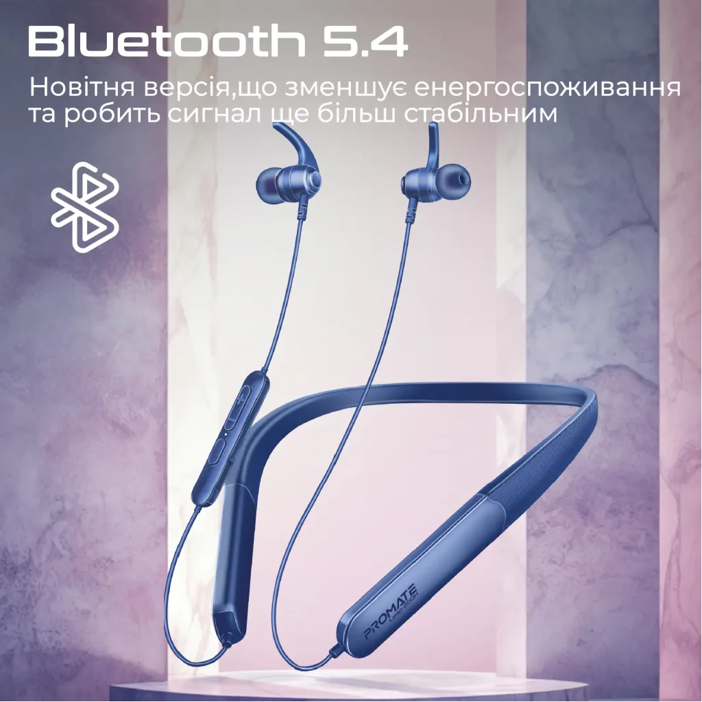 Bluetooth-гарнитура Promate Leap-200H Blue UA