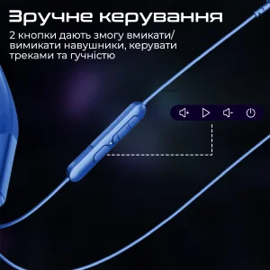 Bluetooth-гарнитура Promate Leap-200H Blue UA