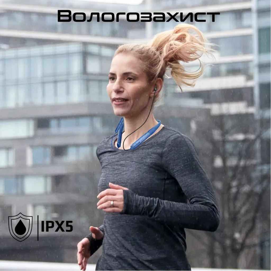 Bluetooth-гарнитура Promate Leap-200H Blue UA