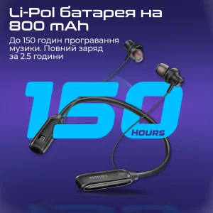 Bluetooth-гарнитура Promate Leap Black UA