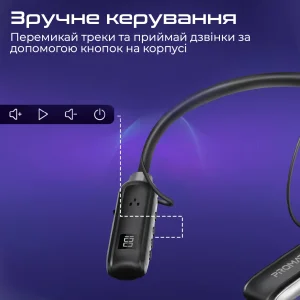 Bluetooth-гарнитура Promate Leap Black UA