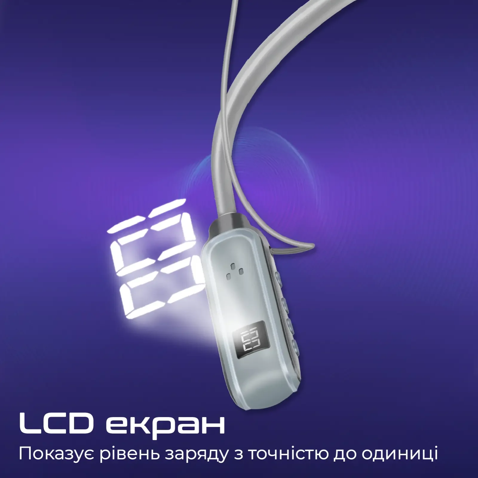 Bluetooth-гарнітура Promate Leap Silver UA