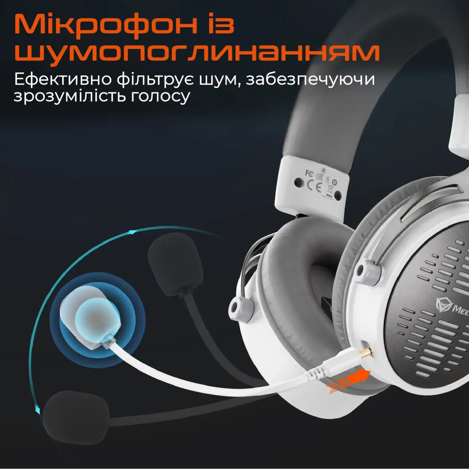 Bluetooth-гарнитура Meetion MT-BTH013-B UA