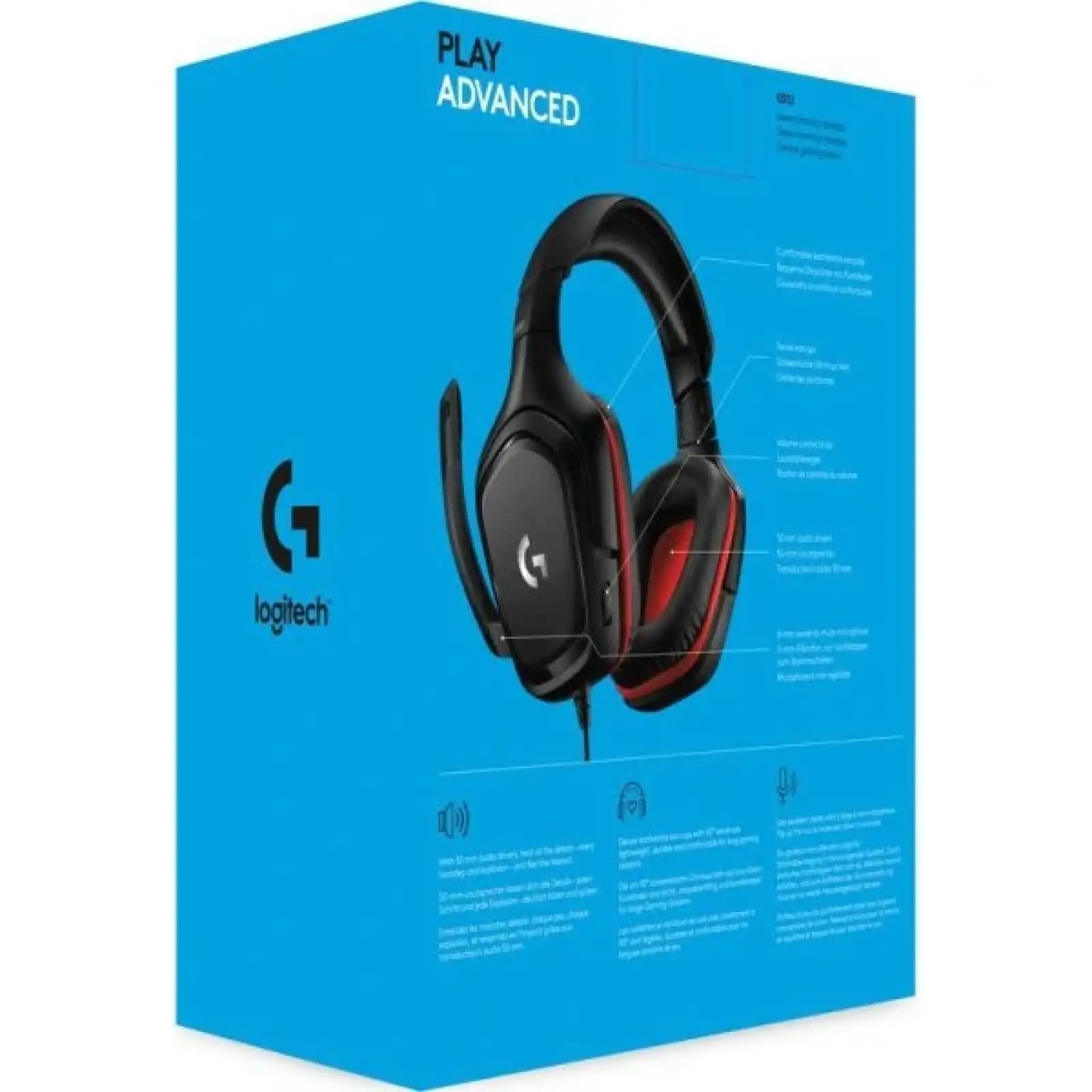 Гарнітура Logitech G332 Black (981-000757) UA