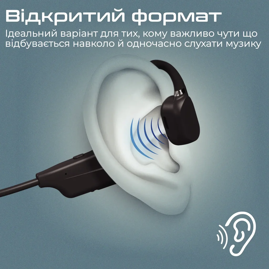 Bluetooth-гарнитура Promate Ripple Black UA