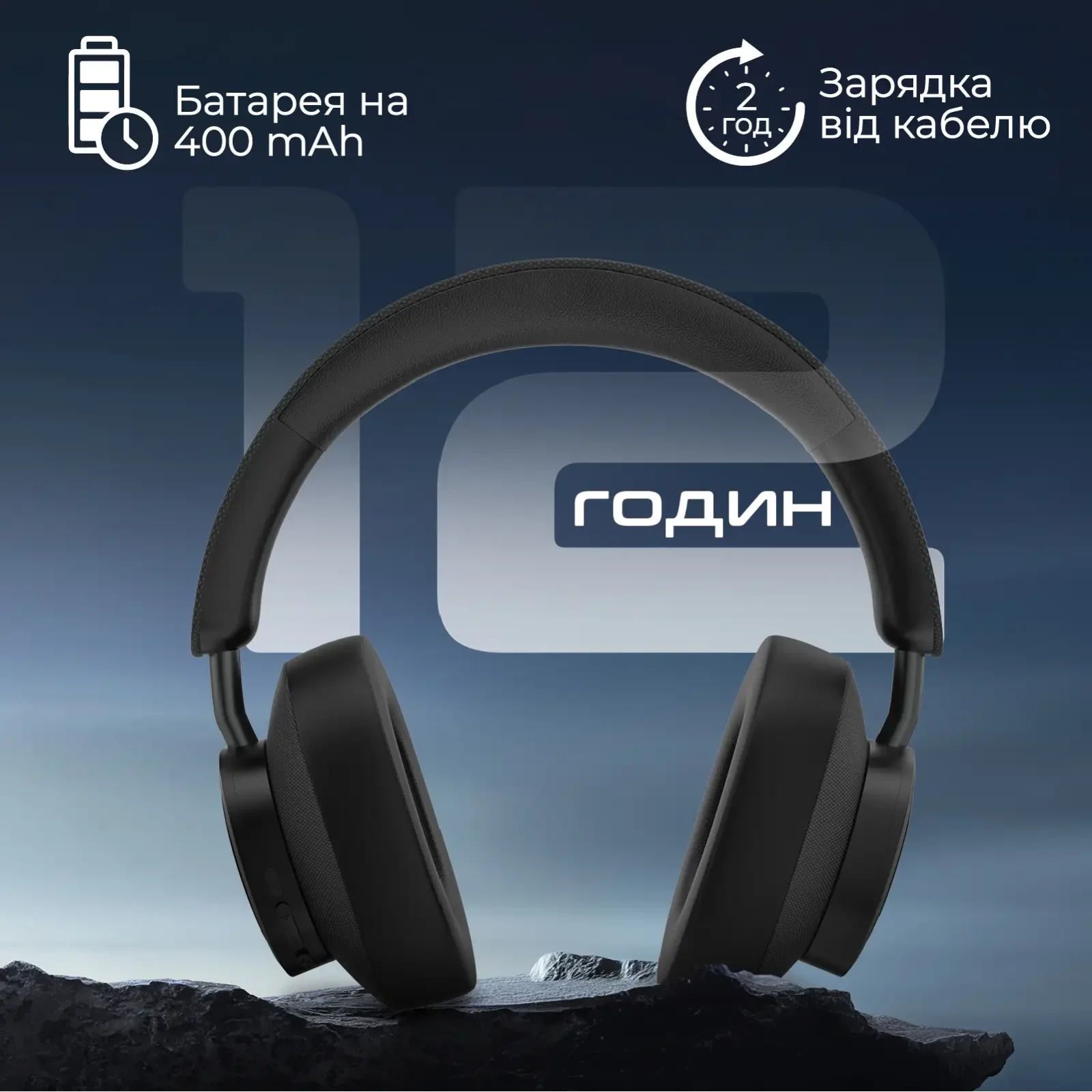 Bluetooth-гарнітура Promate Takt Black UA