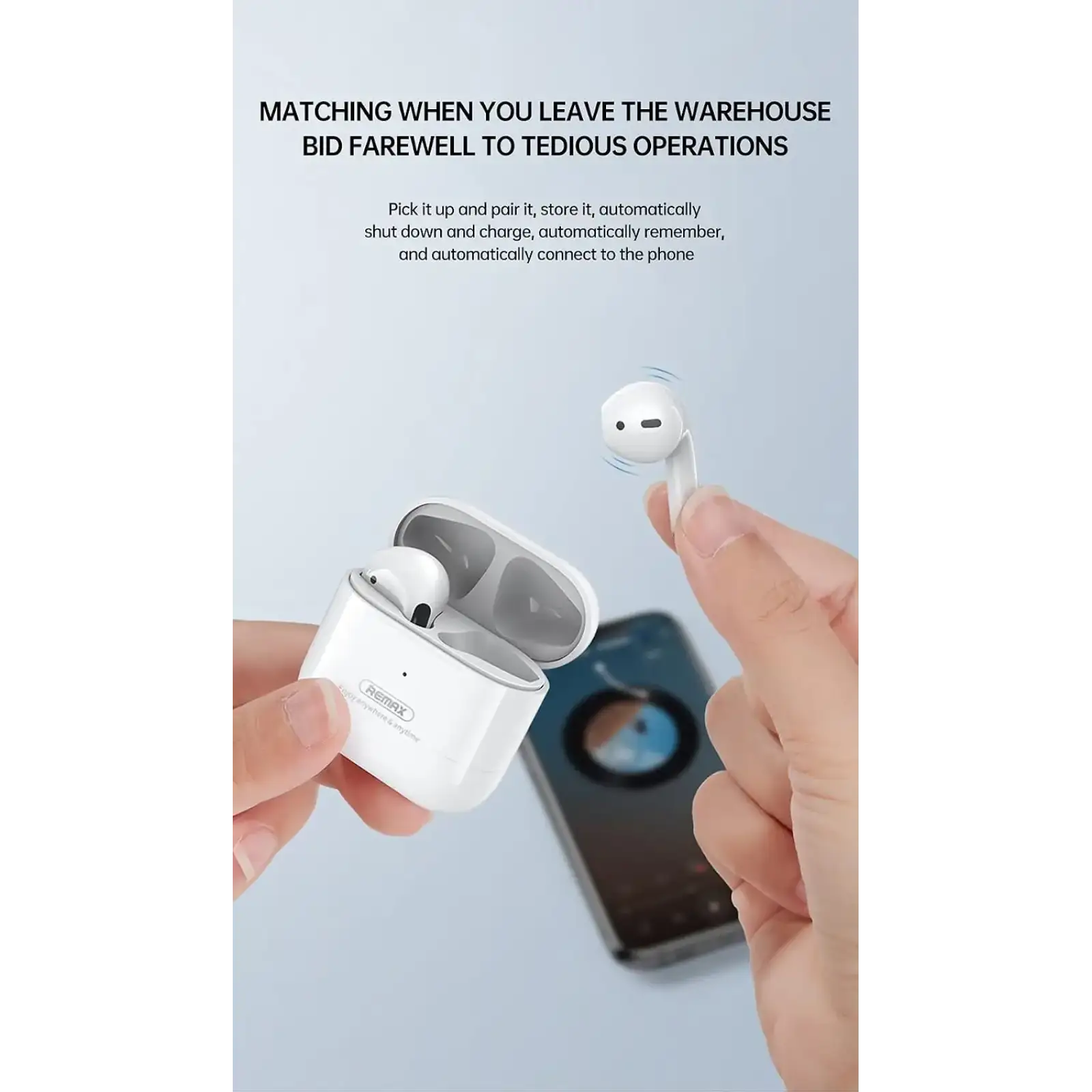 Bluetooth-гарнитура Remax TWS-10i White (6972174153445) UA