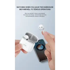 Bluetooth-гарнитура Remax TWS-10i White (6972174153445) UA