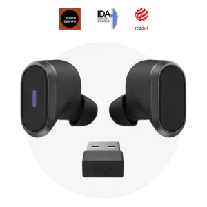 Bluetooth-гарнітура Logitech Zone True Wireless Graphite (985-001082) UA