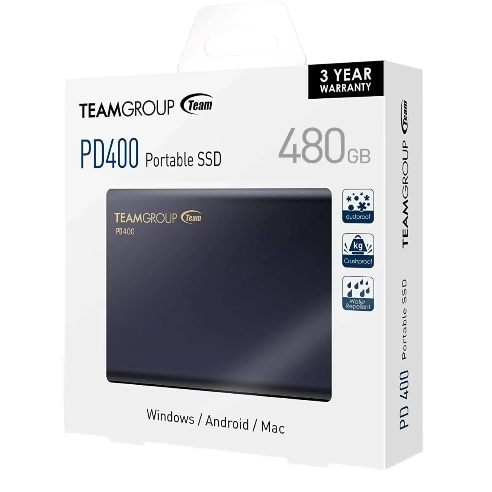 SSD внешний USB 480GB Team PD400 (T8FED4480G0C108) UA