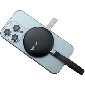 Накопичувач зовнішній SSD USB 512GB Apacer Magnetic Portable AS725 Black (AP512GAS725B-1) UA