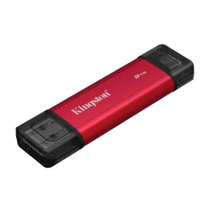 SSD внешний USB 2TB Kingston Dual Portable Red (SPSD/2TB) UA