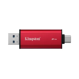 SSD внешний USB 2TB Kingston Dual Portable Red (SPSD/2TB) UA