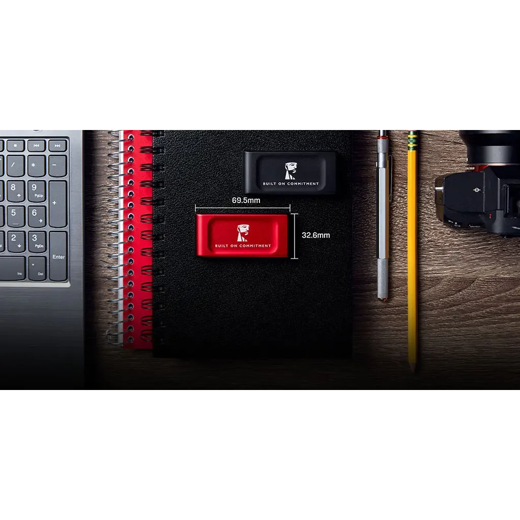 Накопичувач зовнішній SSD Portable USB 2.0ТB Kingston SXS1000 BoC Black (SXS1000/2000GA) UA