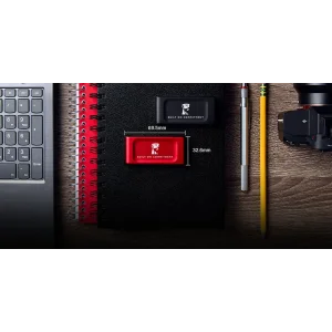 Накопичувач зовнішній SSD Portable USB 1.0ТB Kingston SXS1000 BoC Red (SXS1000R/1000GA) UA