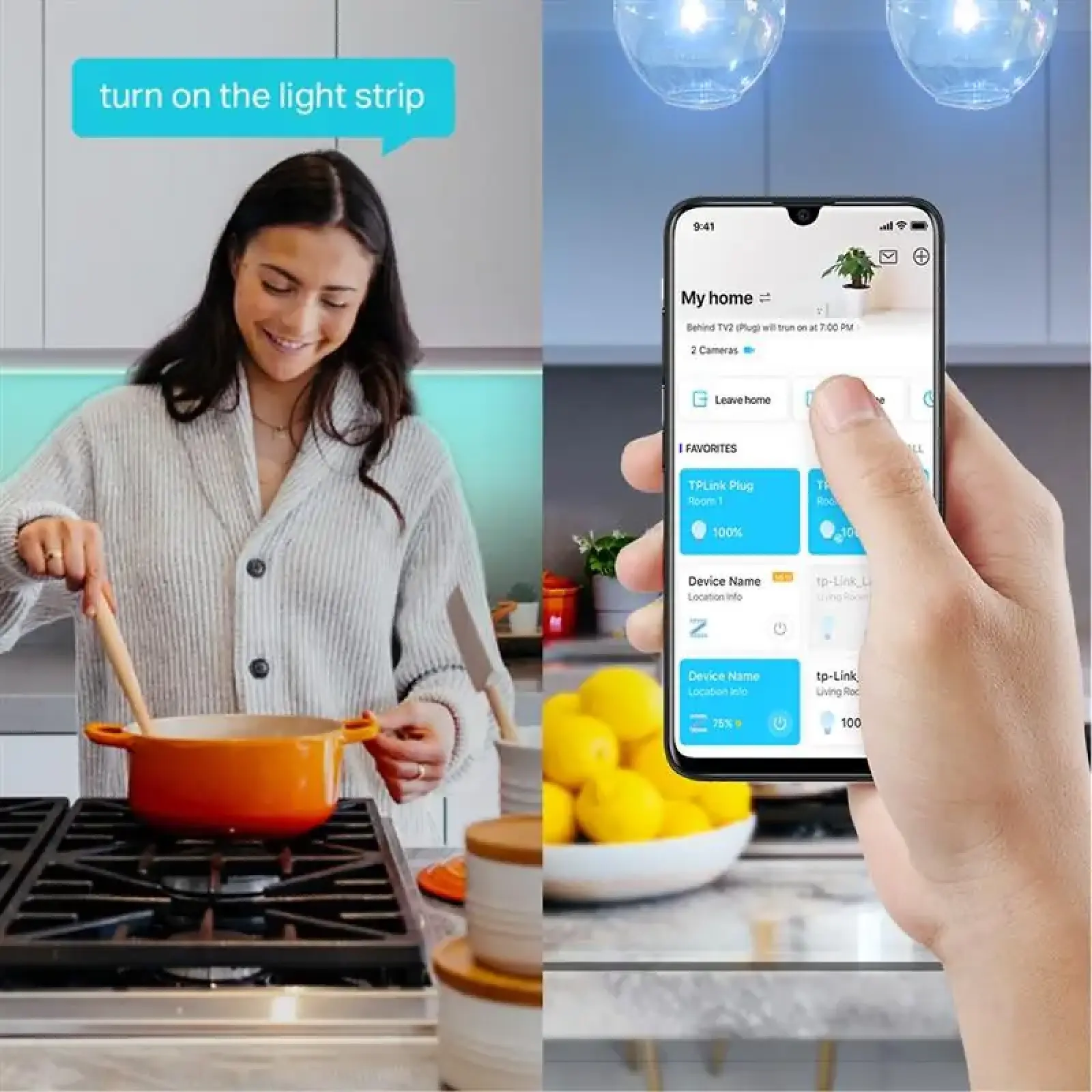 Умная светодиодная лента TP-Link Wi-Fi, 5м (Tapo-L900-5) UA