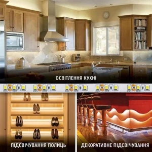Світлодіодна стрічка ELM 2835 120LED IP20 4000K (19-0010) UA
