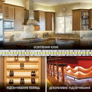 Світлодіодна стрічка ELM 2835 240LED IP20 3000K (19-0011) UA