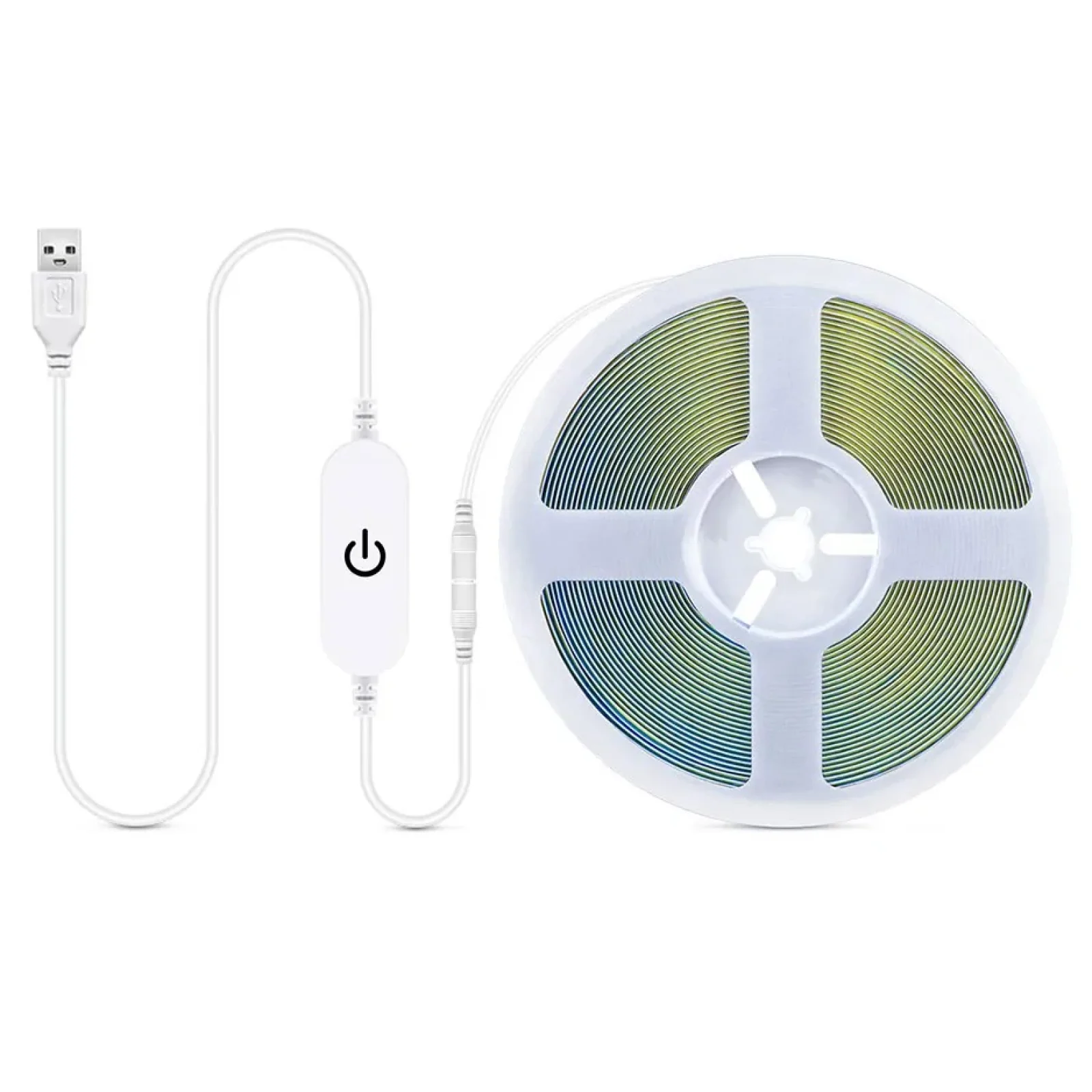Світлодіодна стрічка ColorWay 5м із живленням від USB холодний білий (CW-LD05) UA