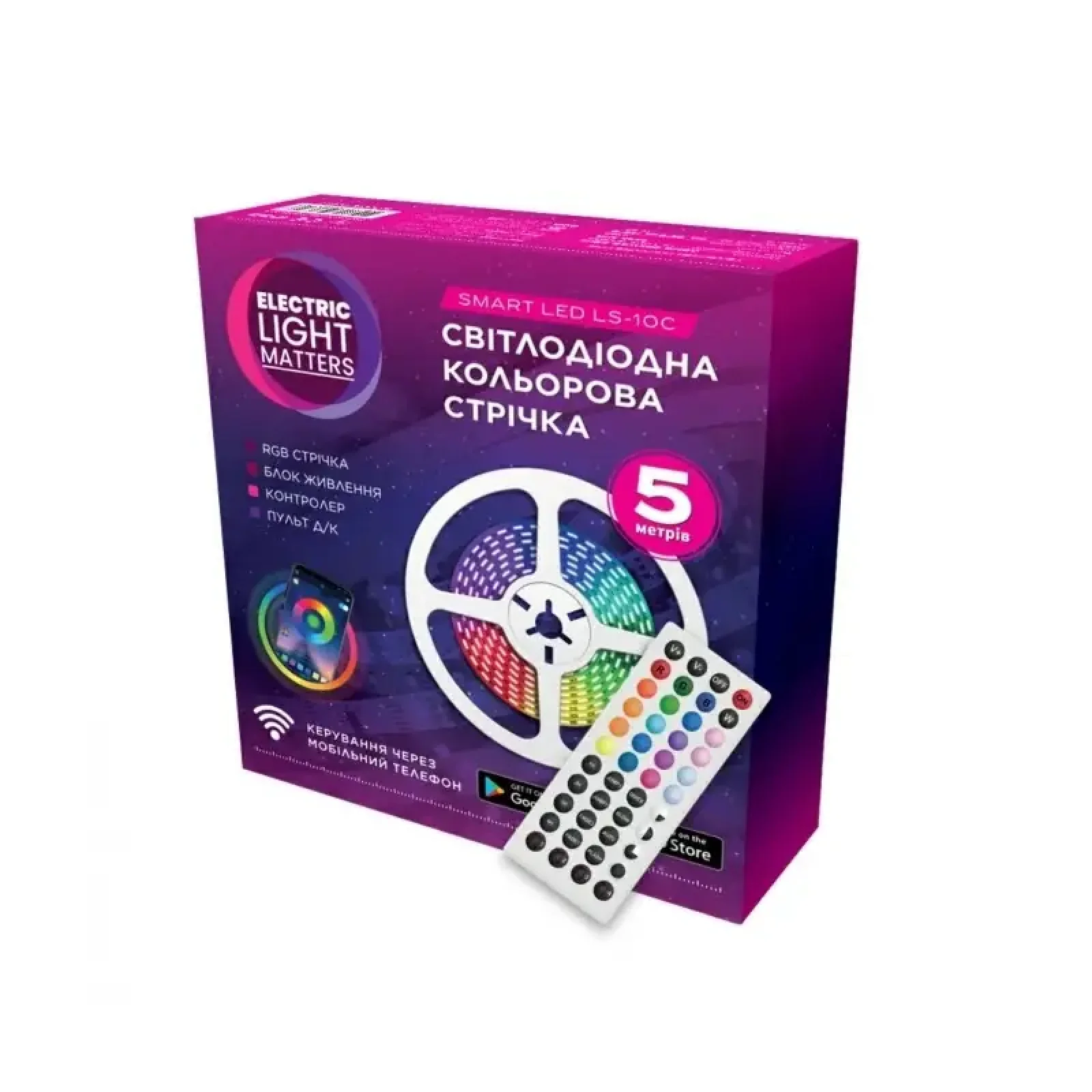 Светодиодная лента ELM 5050 30LED IP20 RGB (19-0015) UA