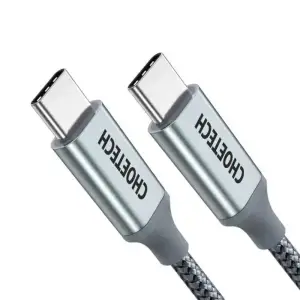 Кабель Choetech USB Type-C - USB Type-C (M/M), 1.8 м, Grey (XCC-1002) UA
